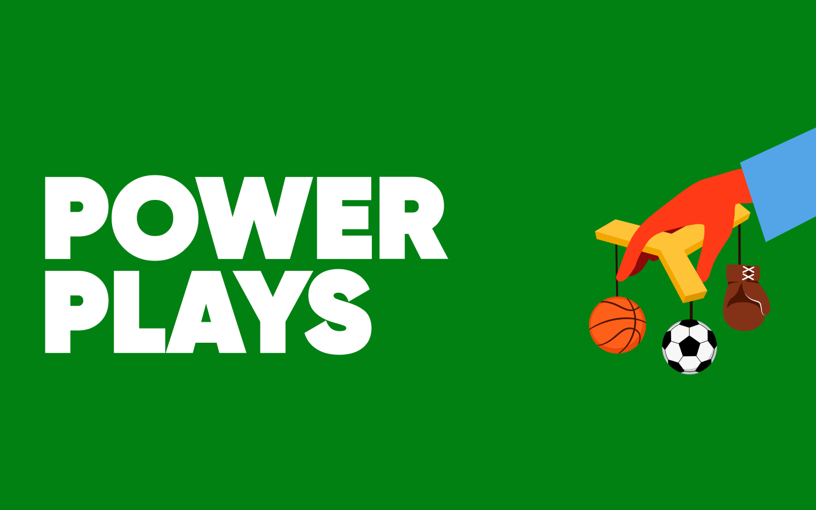 Power Plays podcast title artwork