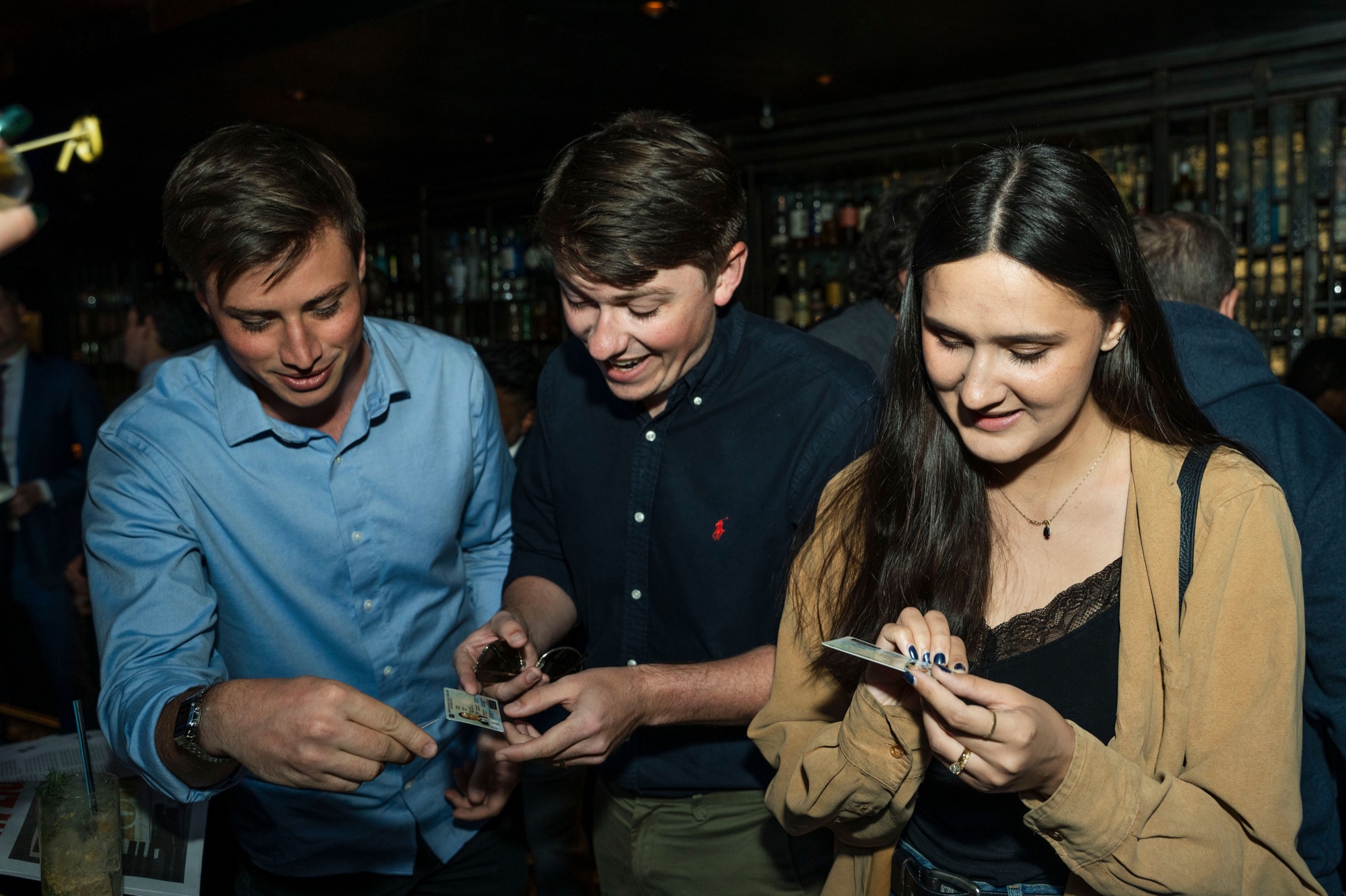Attendees examining Altered States materials at the Washington, D.C. launch event